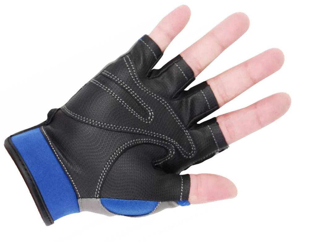 Mustad Half Finger Casting Gloves