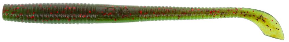 Gary Yamamoto Kut Tail #925 green Pumpkin Red Flake Yamamoto Baits