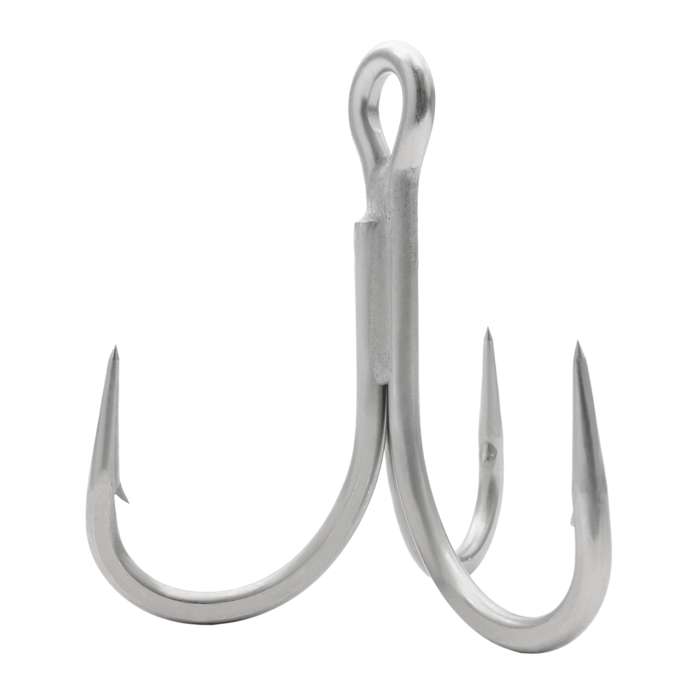 Mustad Jaw Lok In-Line Treble Hook - 5X Strong