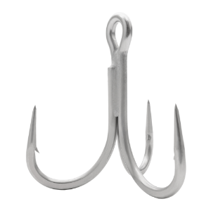 Mustad Jaw Lok In-Line Treble Hook - 5X Strong