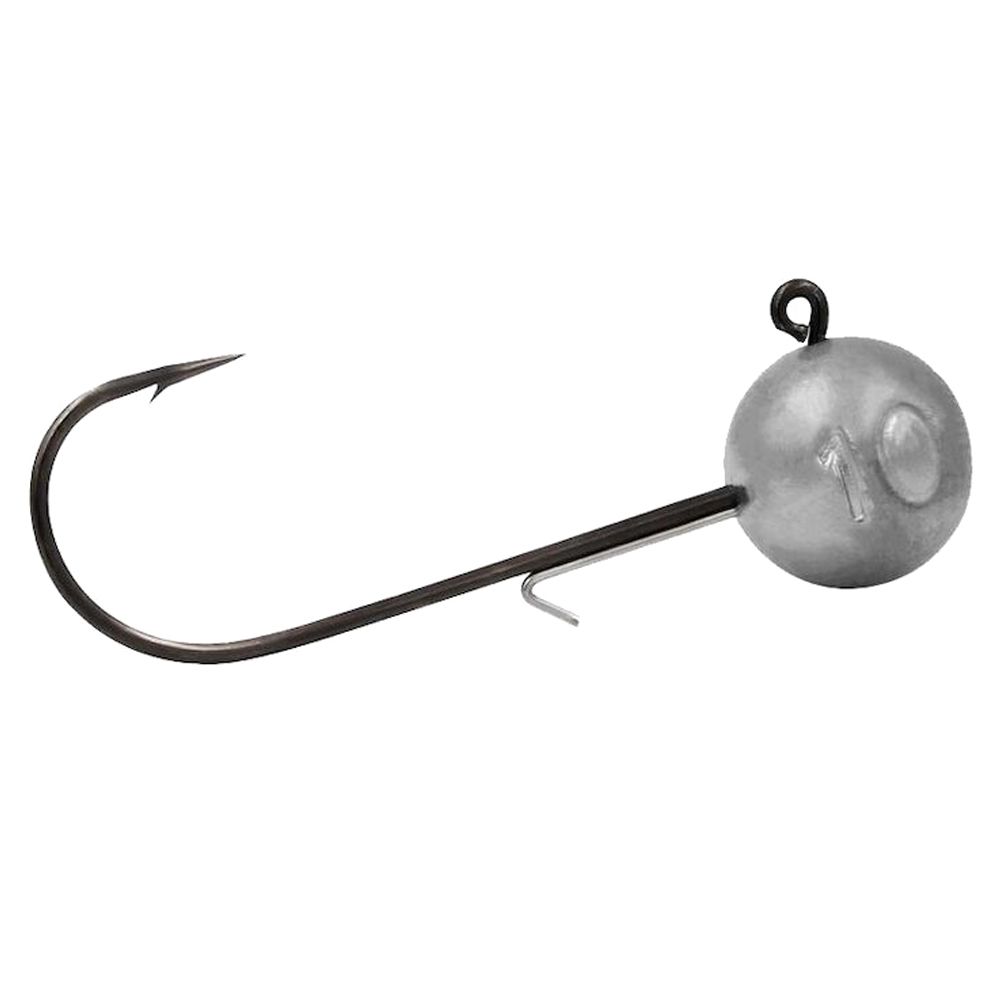 Mustad Ball Jig Head White Keeper