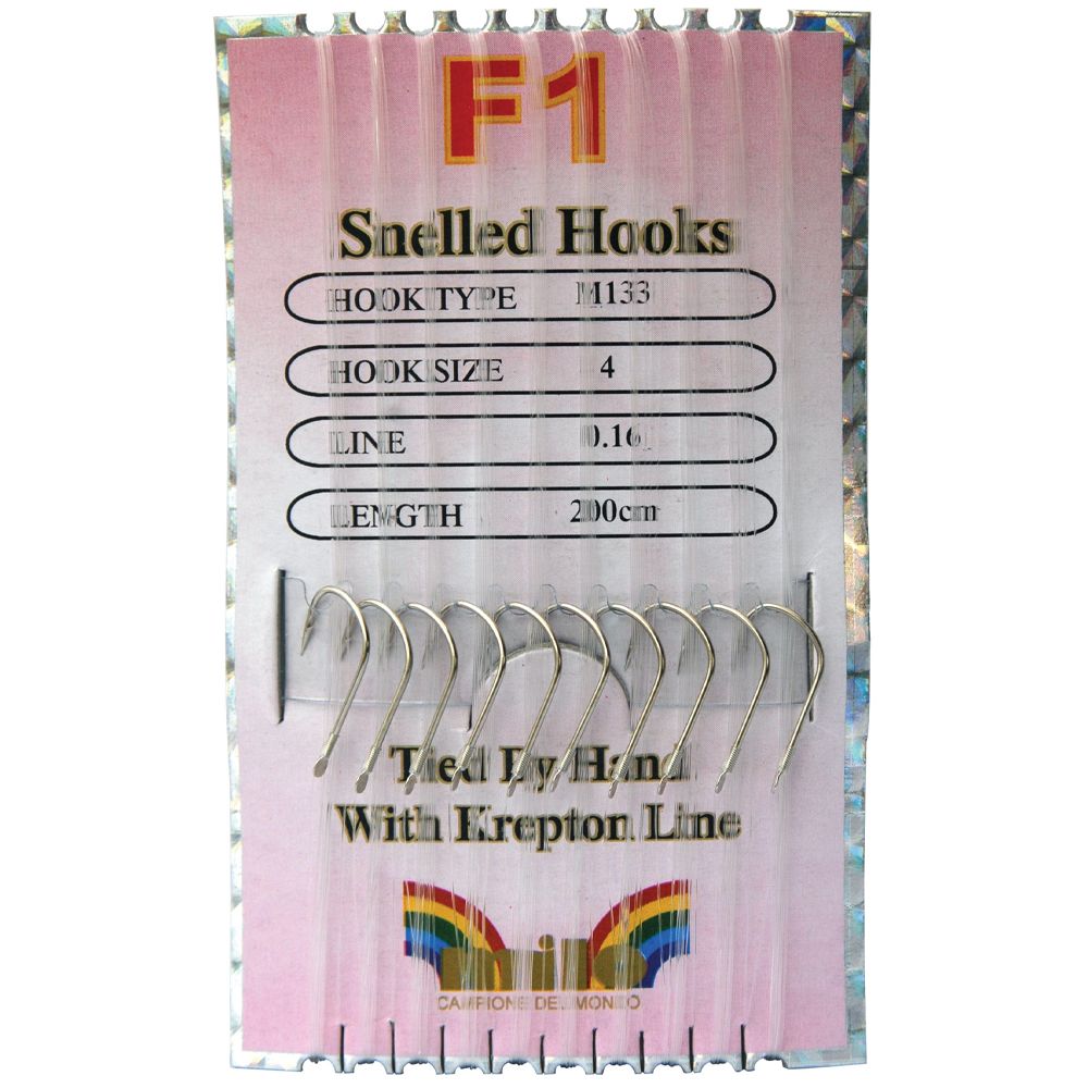Milo F1 Snelled Hooks