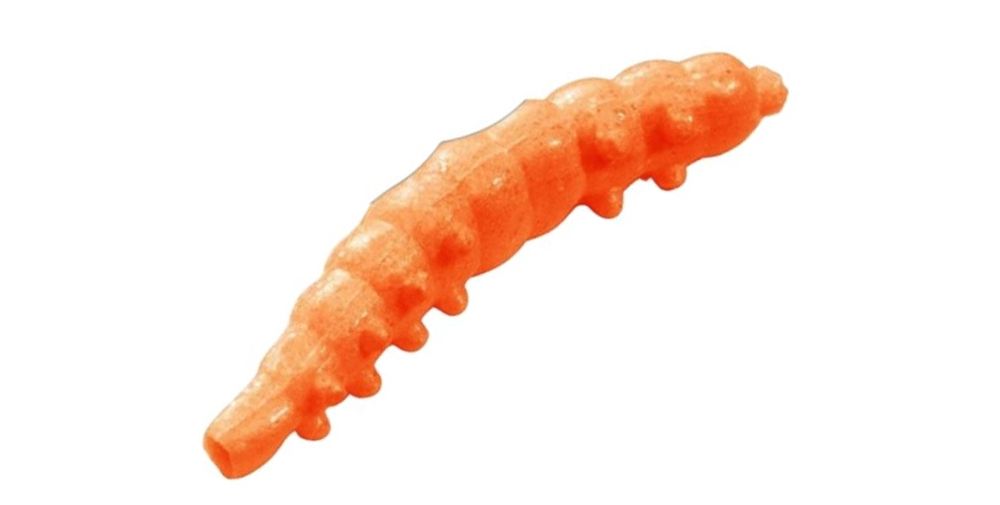 Berkley Powerbait Sparkle Honey Worm Banana Boost Orange / Scales Berkley