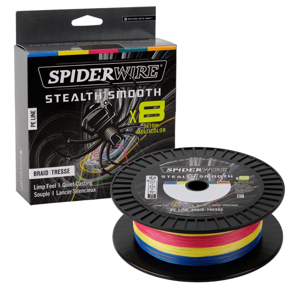 Spider Wire Stealth Smooth x8 Braid Multicolor