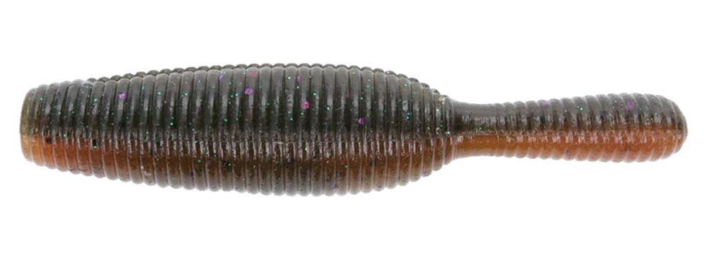 Gary Yamamoto Yamatanuki #926 Dark Green Pumpkin / Amber Laminate Yamamoto Baits