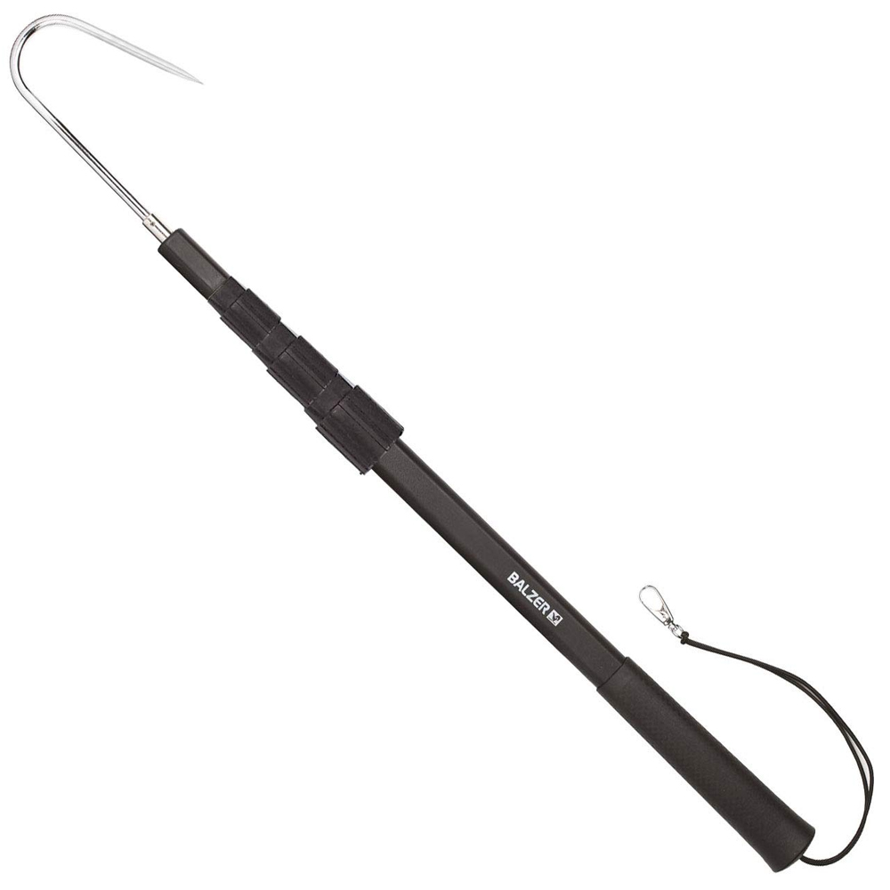 Balzer Tele-Gaff 60-120-180 Cm – Gaff Telescopico Per Pesca In Mare E Norvegia, Aiuto Atterraggio