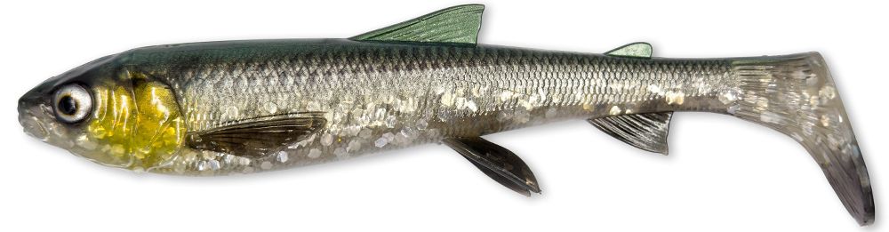 Savage Gear 3D Whitefish Shad Green Silver Savage Gear