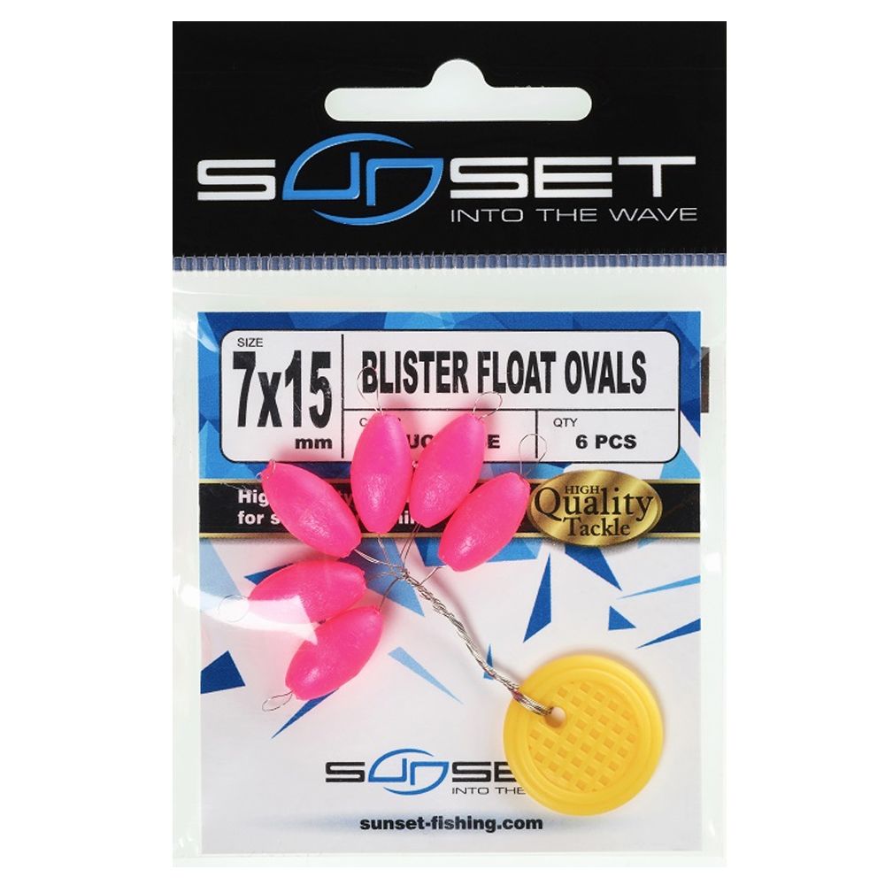 Sunset Fishing Blister Float Ovals