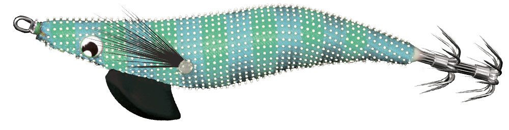 Totanara EGI JATSUI RUSH EGI MAG RUBBER 3.0-3.5 - Glow Fluorescente Per Pesca Seppie
