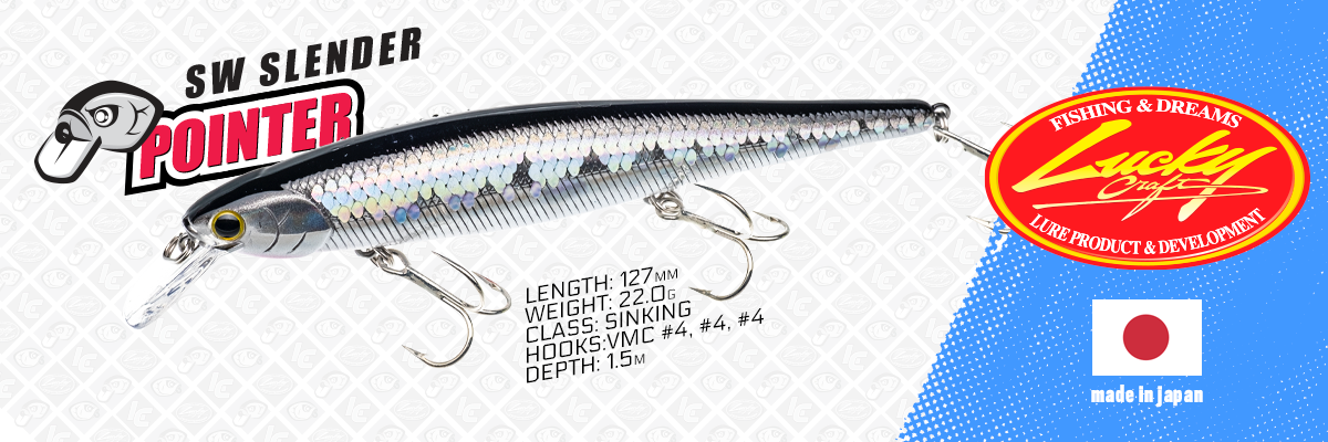 Immagine del prodotto Lucky Craft SW Slender Pointer 127 MR-S