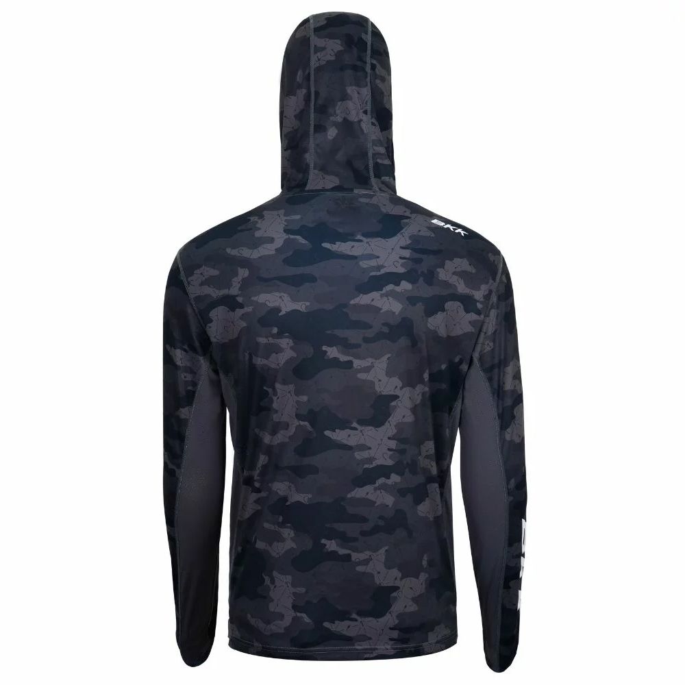 BKK FISHING HOOKS Long Sleeve Performance Shirt Camo
