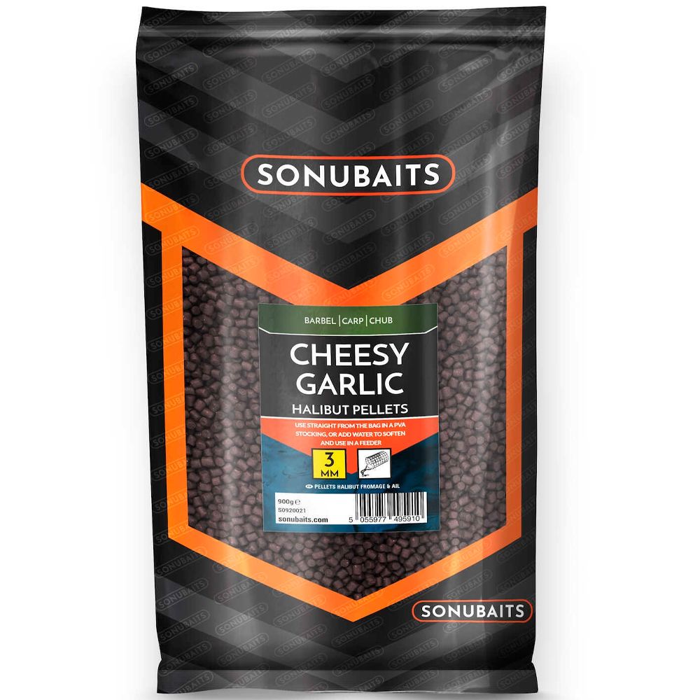 Sonubaits Cheesy Garlic Halibut Pellets