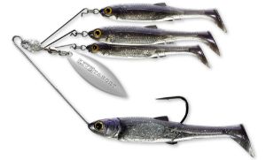 Livetarget Baitball Spinner Rig Purple/Pearl Silver Livetarget