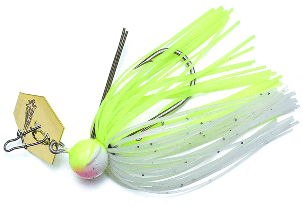 10 Linguette Silicone Per Esca Spinnerbait - DW Lures T202 Punta Nera/Blu - Materiale Ronzio