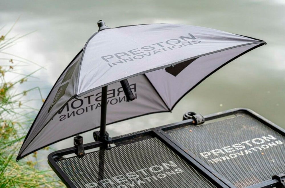 Preston Innovations Offbox Grey Bait Brolly