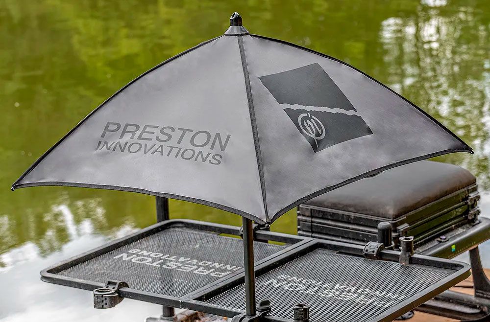 Preston Innovations Offbox Grey Bait Brolly