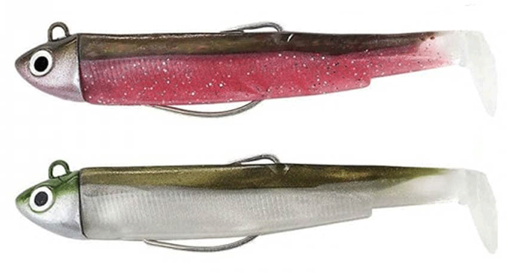 Fiiish Leurres Black Minnow Double Combo Khaki + Pink Fiiish Leurres