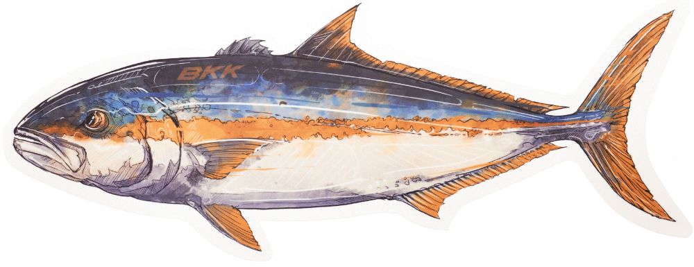 BKK FISHING HOOKS Omaggio 75 eu - BKK Sticker