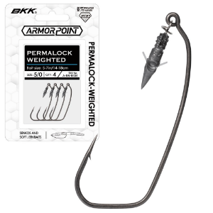 BKK FISHING HOOKS Armor Point Tungsten Permalock Weighted