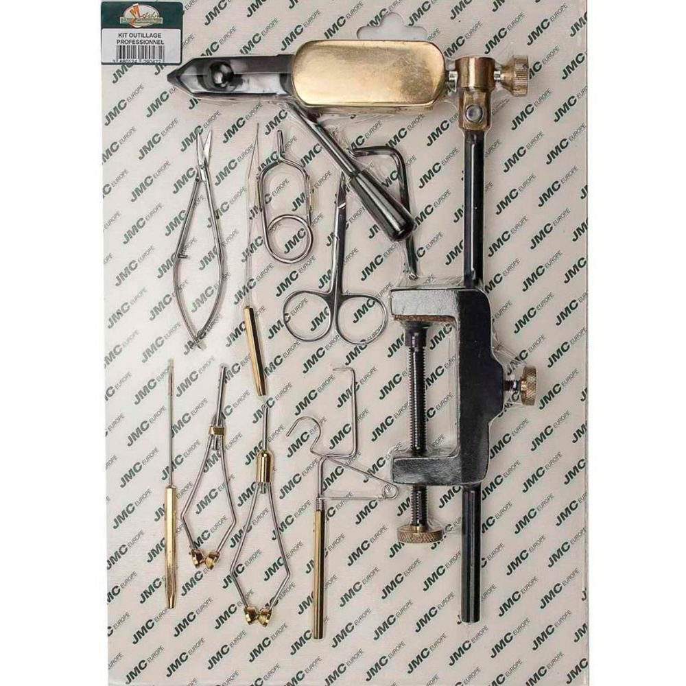 Imagen de Kit profesional de montaje de moscas de pesca