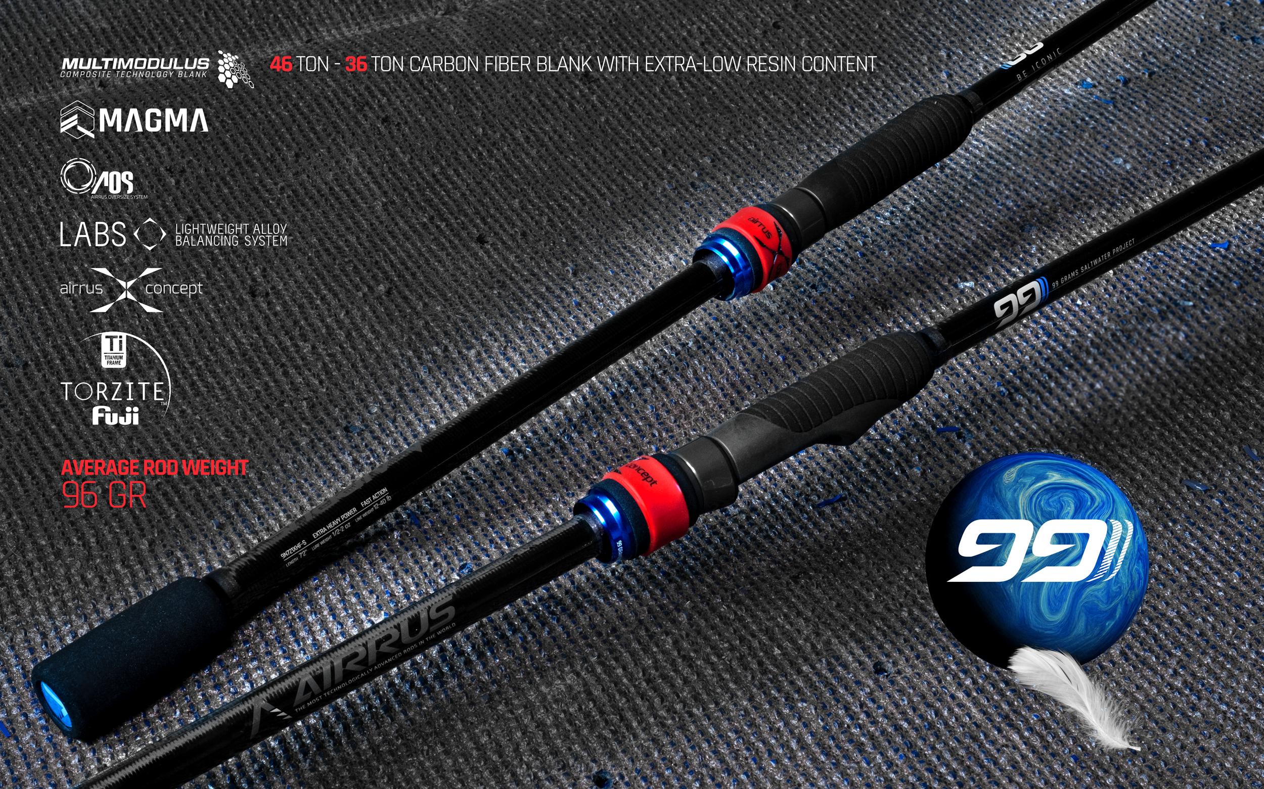 Immagine del prodotto Airrus 99 spinning rods