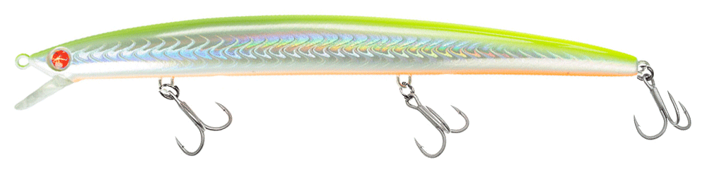Seaspin Mommotti 140 SK – Esca Artificiale per la Pesca a Spinning, Long Jerk Minnow Affondante 140 mm 17 g – Lanci Lunghi, Assetto Stabile – Per Spigola e Predatori Marini (SARR