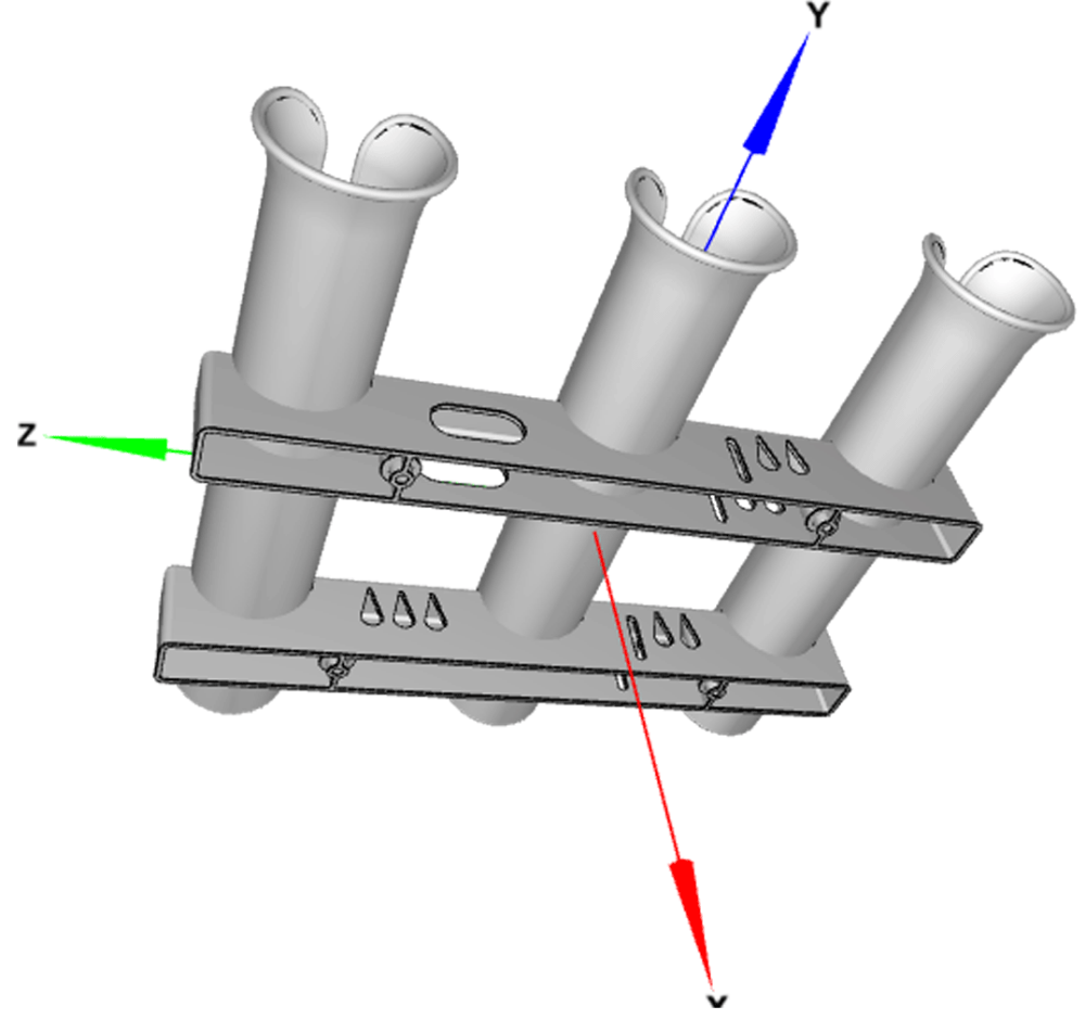 Imagen de Portacañas de pared fijo