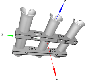 Imagen de Portacañas de pared fijo