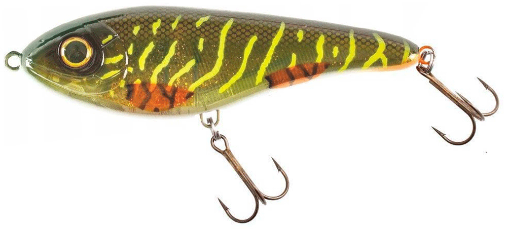 Strike Pro Buster Jerk Green Motoroil Pike UV Strike Pro