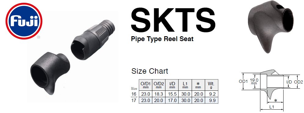 Immagine del prodotto Fuji Pipe Type Reel Seat SKTS