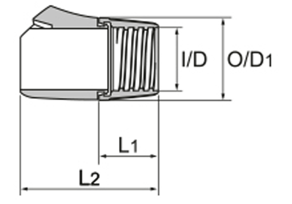 Imagen de Fuji Pipe Type Reel Seat SKSS-ASH