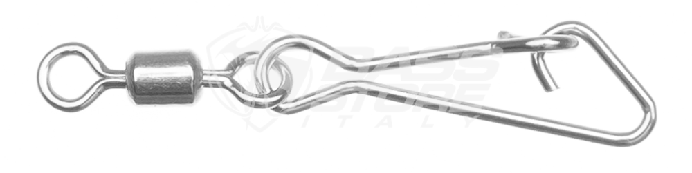 Lampogamma Rolling Swivel with Snap Inox Lampogamma