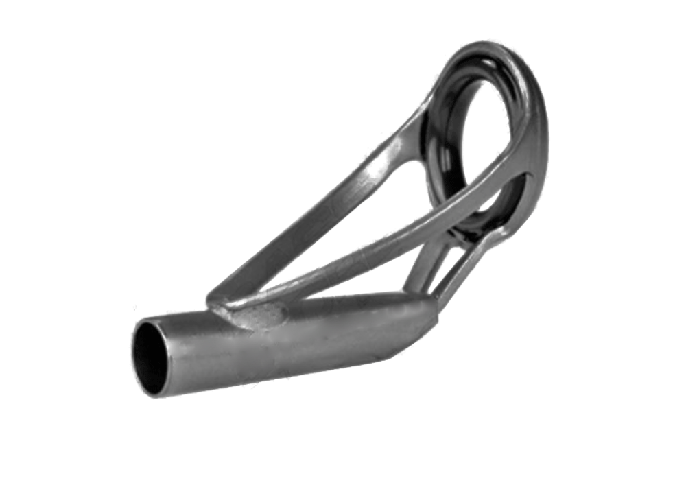 Fuji F series SIC/Stainless Steel Tip Top Guides GM (Shiny Grey) Fuji