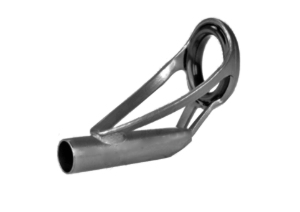 Fuji F series SIC/Stainless Steel Tip Top Guides GM (Shiny Grey) Fuji