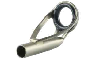 Fuji LG series FaZLite/Stainless Steel Tip Top Guides CC (Frosted Silver/White) Fuji