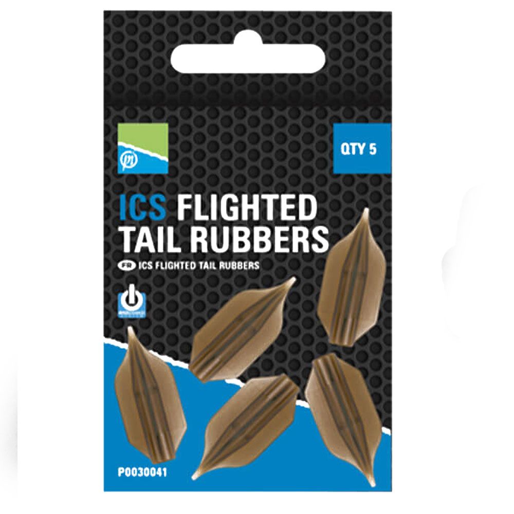 Image de Preston Innovations Ics Flighted Tail Rubbers