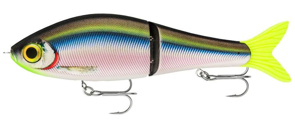 Rapala Super Shadow Rap Glide #RSML Radioactive Smelt Rapala
