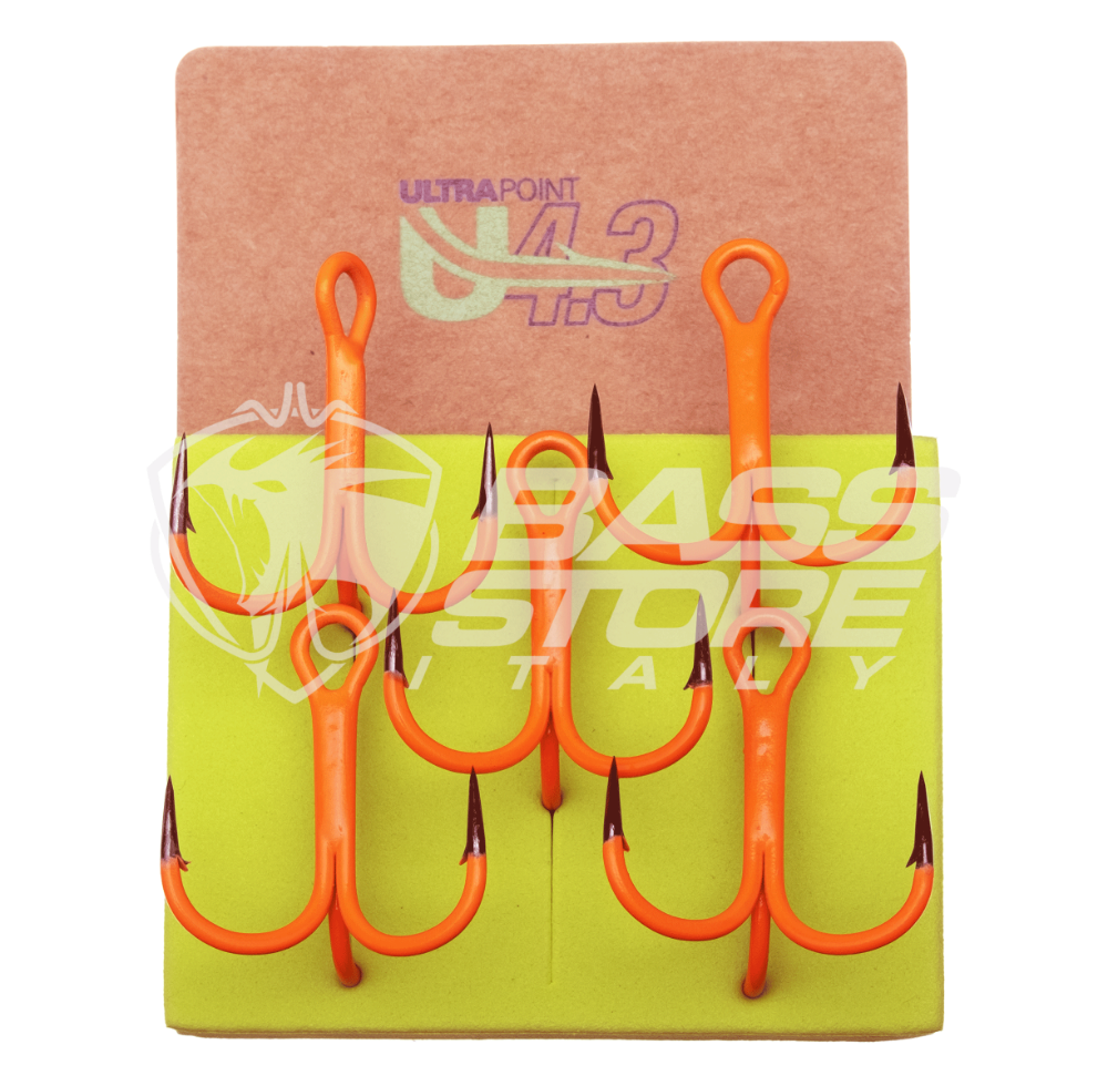 Picture of Mustad KVD Elite Round Bend Treble Hook - 1X Strong - UVO