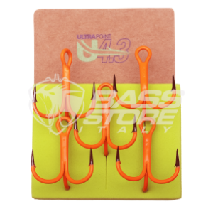 Picture of Mustad KVD Elite Round Bend Treble Hook - 1X Strong - UVO