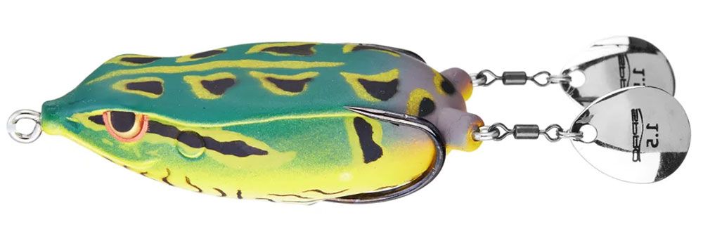 Spro Bronzeye Blade Frog 65 Natural Green Spro
