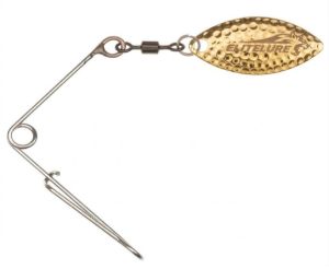 Elitelure Mustang Versatile Jig Spinner Willow Gold Elitelure