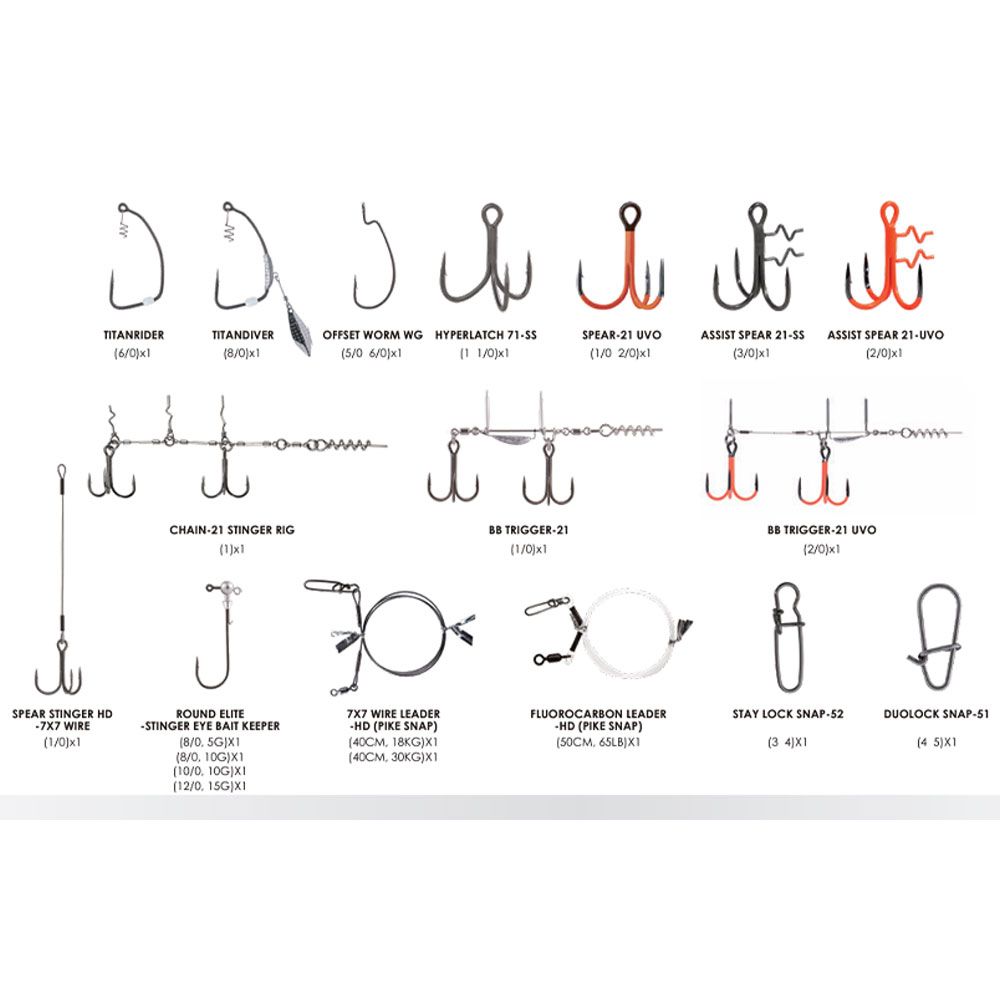 BKK FISHING HOOKS Armor Point OCD Tackle System Pike BKK FISHING HOOKS