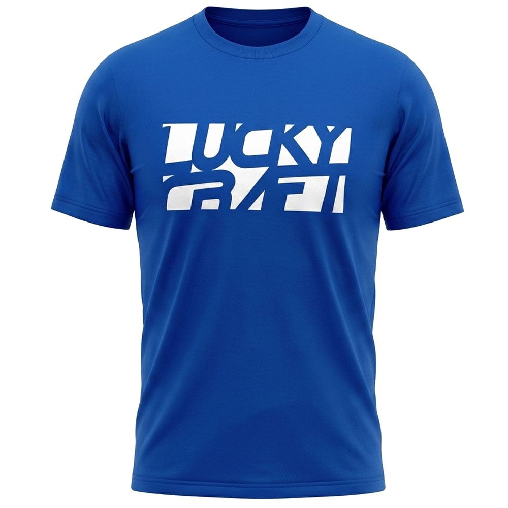 Lucky Craft T-Shirt Blue & White Lucky Craft