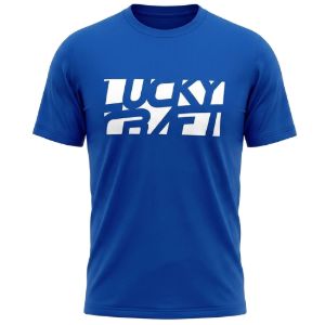 Lucky Craft T-Shirt Blue &amp; White Lucky Craft