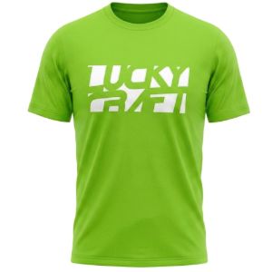 Lucky Craft T-Shirt Lime &amp; Green White Lucky Craft