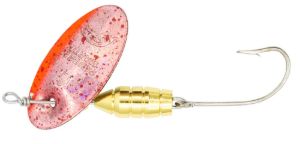 Panther Martin Holographic Deluxe Single Hook Red/Orange Holographic Panther Martin