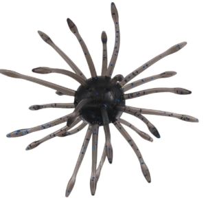 Gary Yamamoto Uni #021 Black W/LG Blue FLK Gary Yamamoto