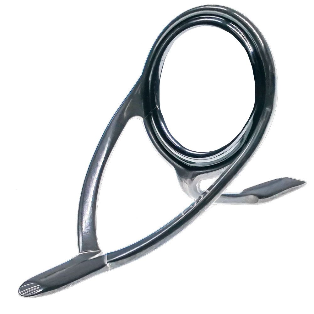 Fuji KW series Slim SiC/Stainless Steel Wrap On Guides GM (Shiny Grey) Fuji