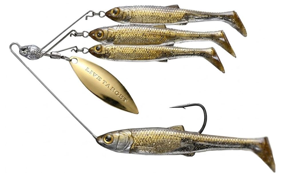 Livetarget Baitball Spinner Rig Dark Amber Bronze Livetarget