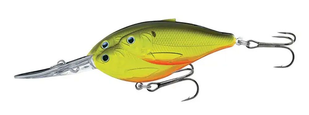 Livetarget Baitball Threadfin Shad Crankbait Chartreuse/Black Livetarget